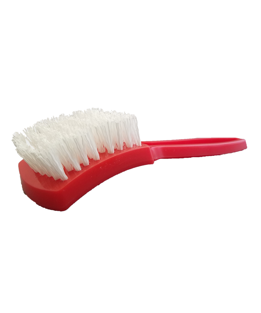 Nylon Whitewall Brush Red