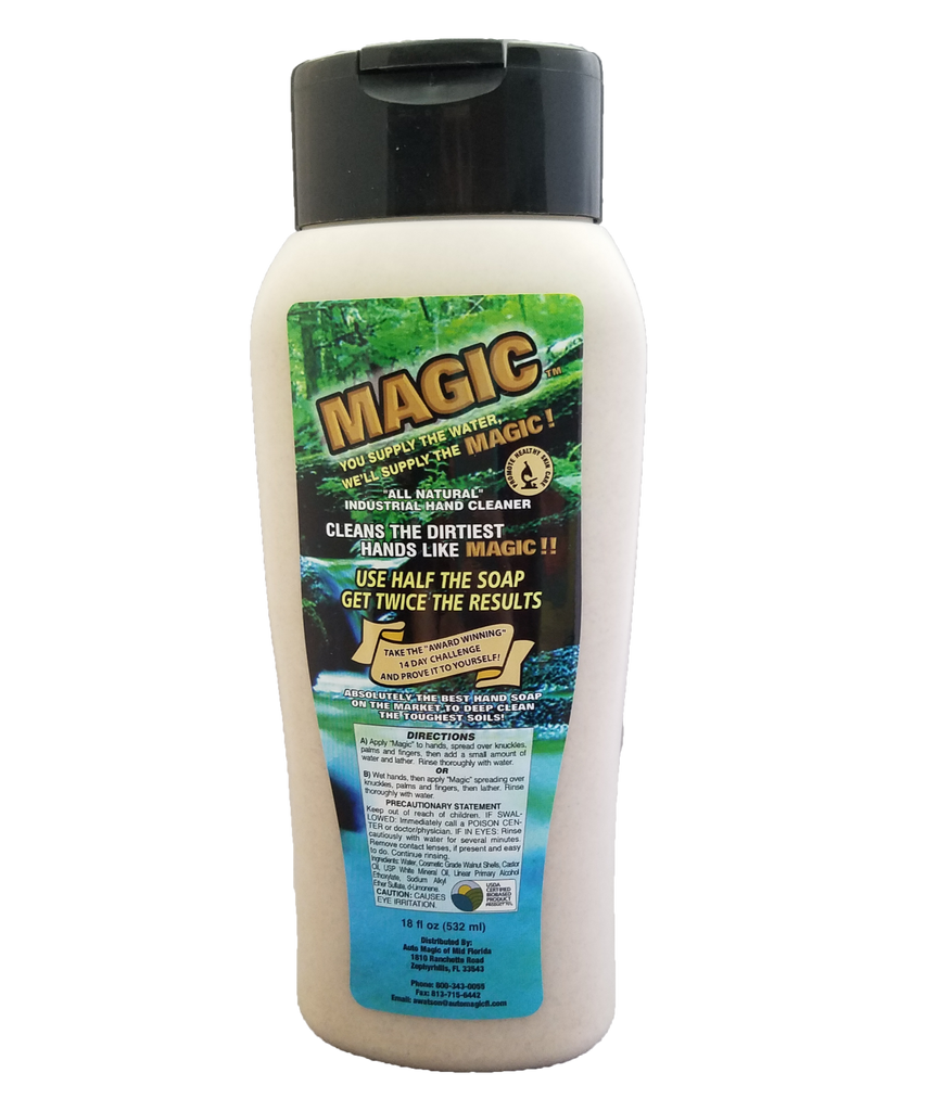 Magic Hand Soap w/walnut shells
