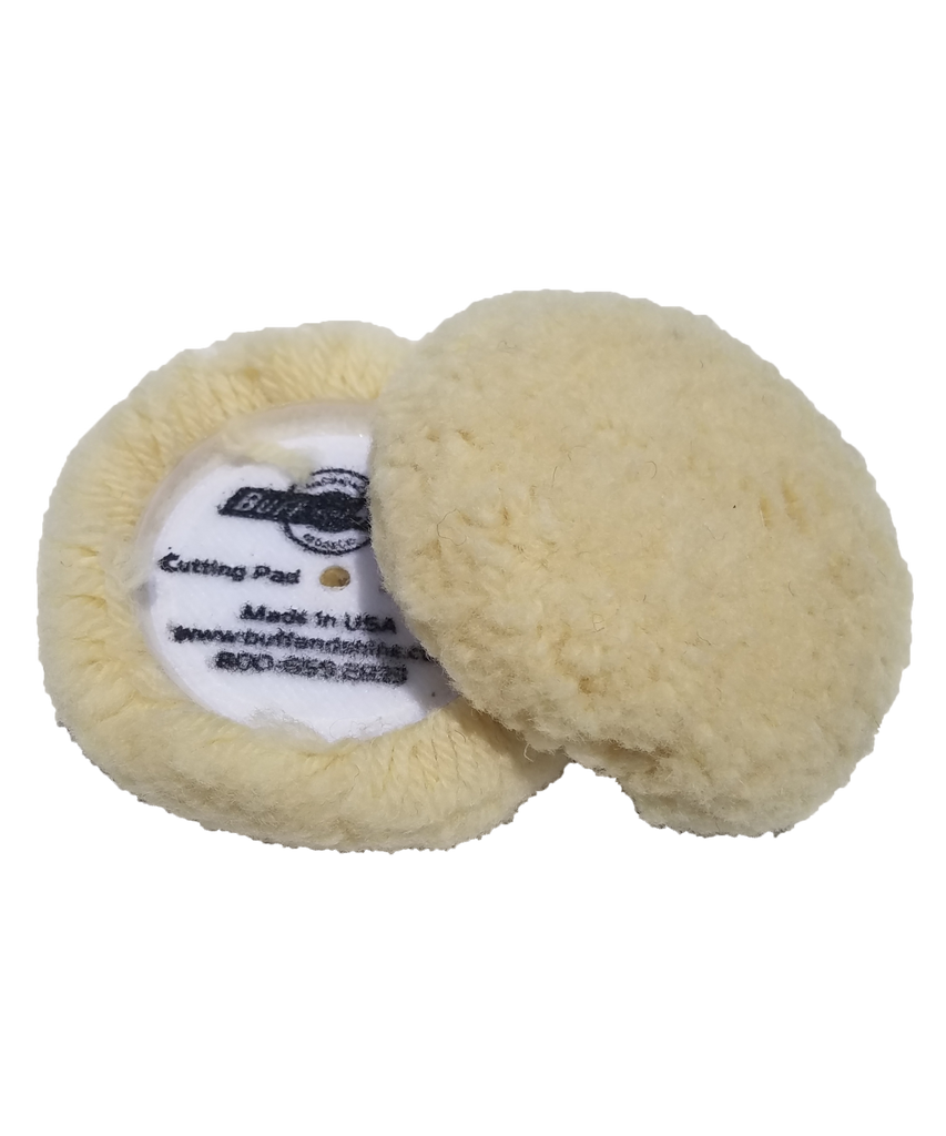 Wool Buffing Pads- 3" (2/Pk)